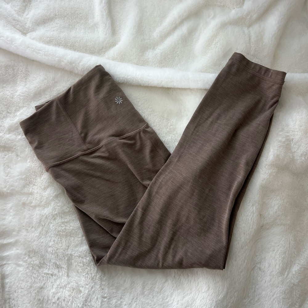 Athleta Brown Leggings – Size L – Like New